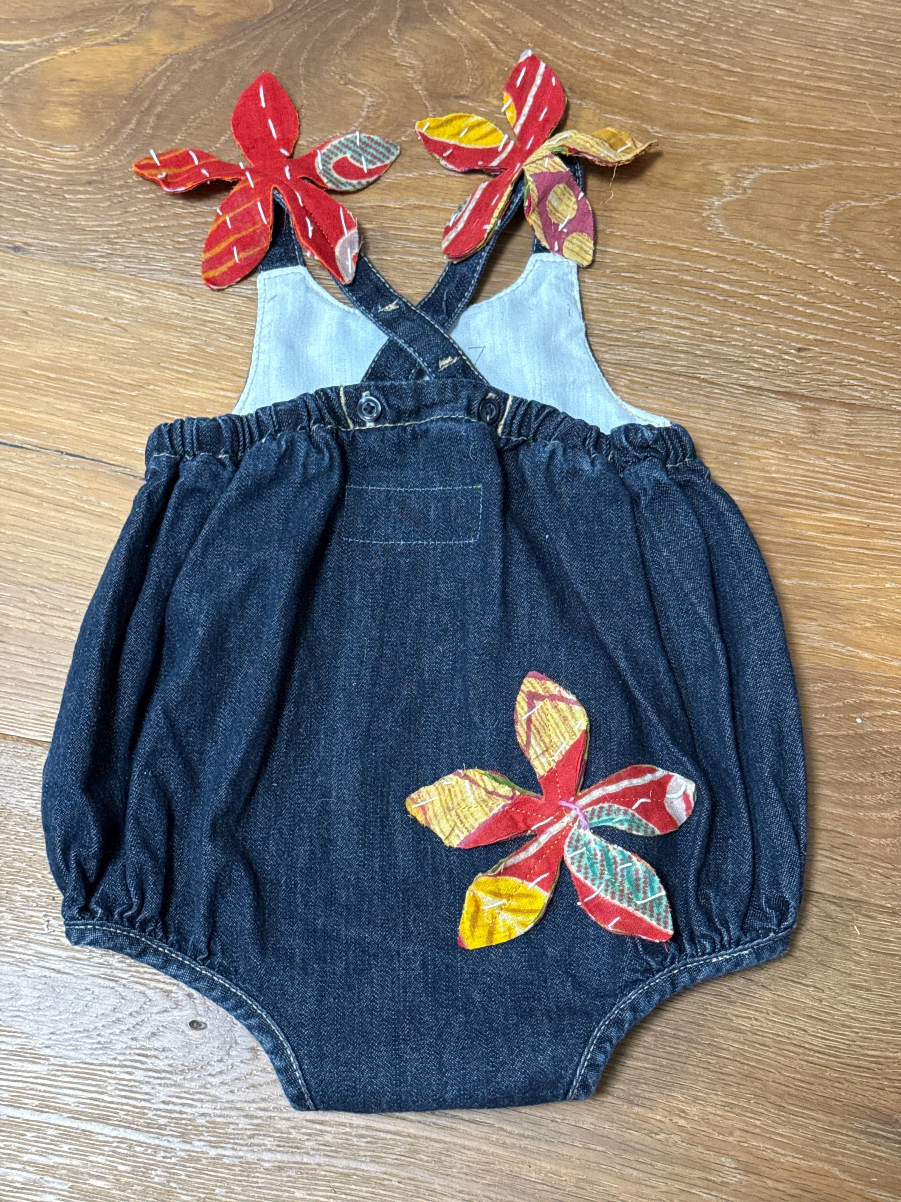 Up Cycled Baby Romper