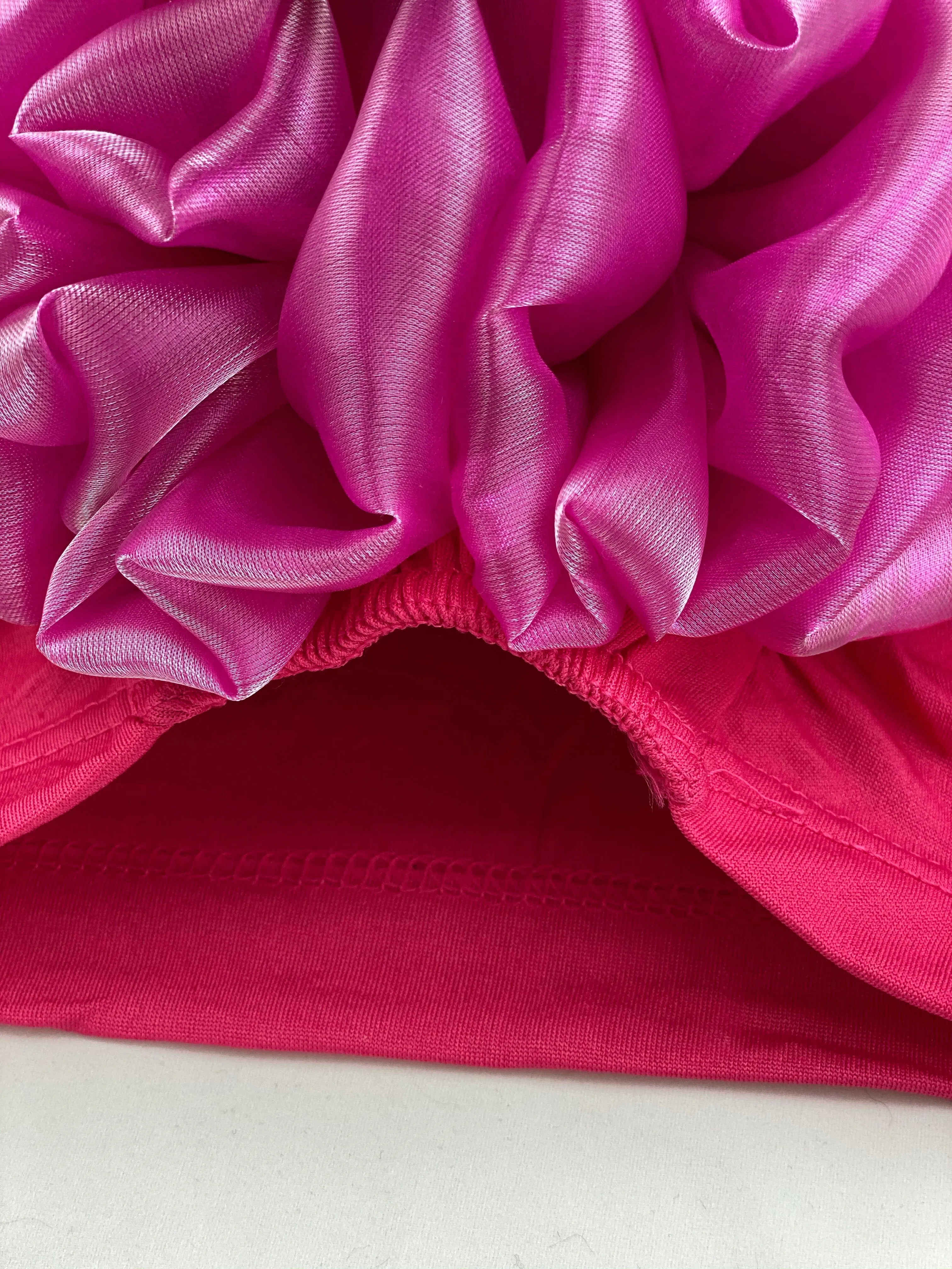 Volumizing Scrunchie Cap - Fuchsia