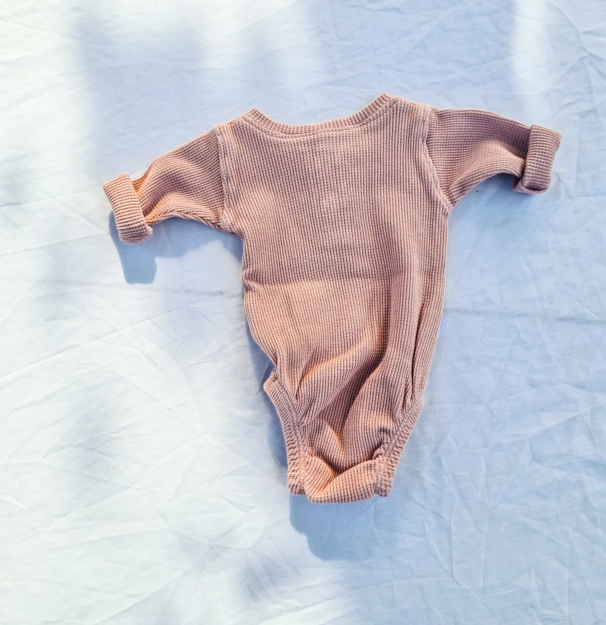 Waffle Long Sleeve Bodysuit