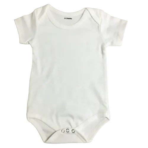 White  Baby Romper | 100% Organic Cotton