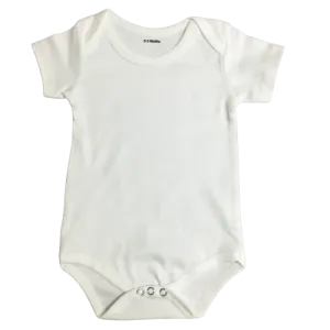 White  Baby Romper | 100% Organic Cotton