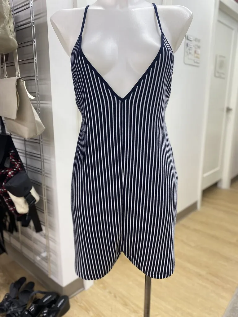 Zara striped romper S