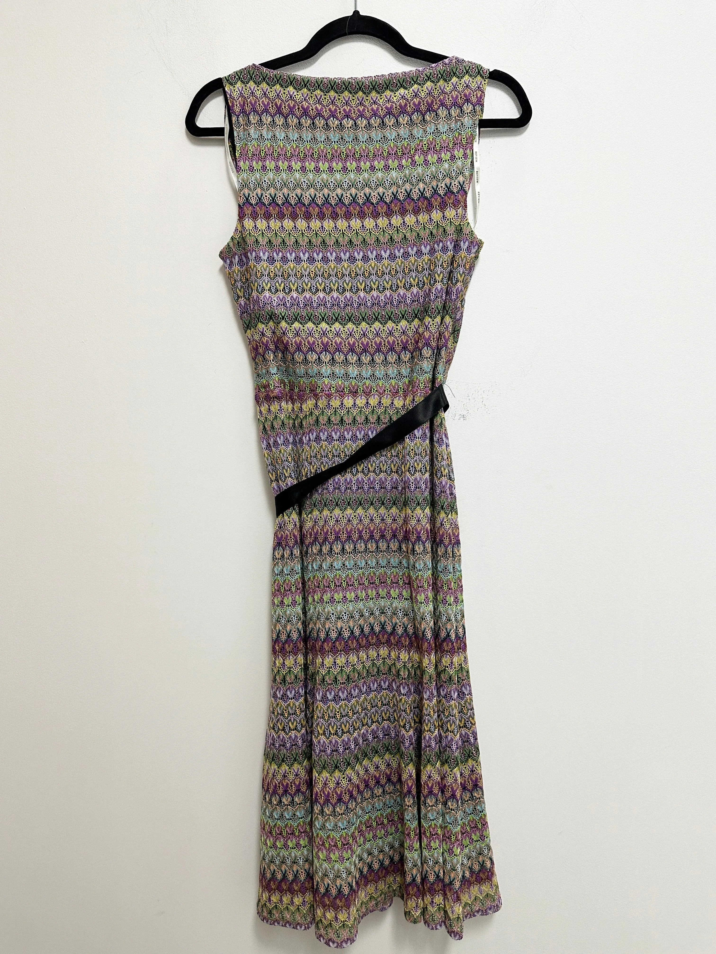 Zig Zag Wrap Dress in Multi