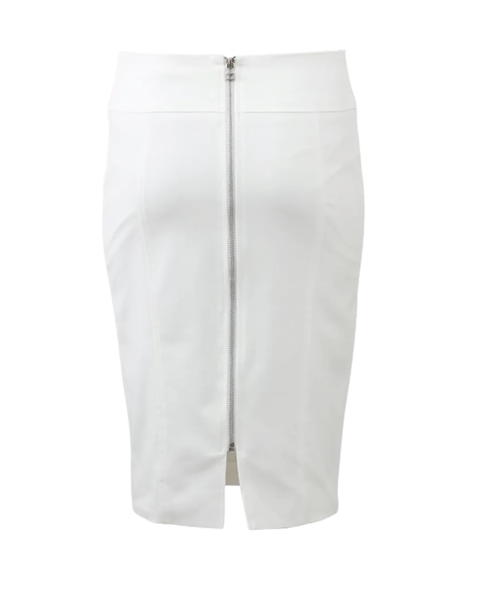 Zip Back Pencil Skirt