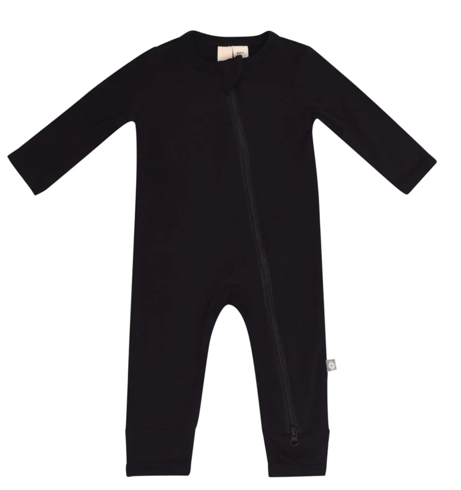 Zippered Romper, Midnight